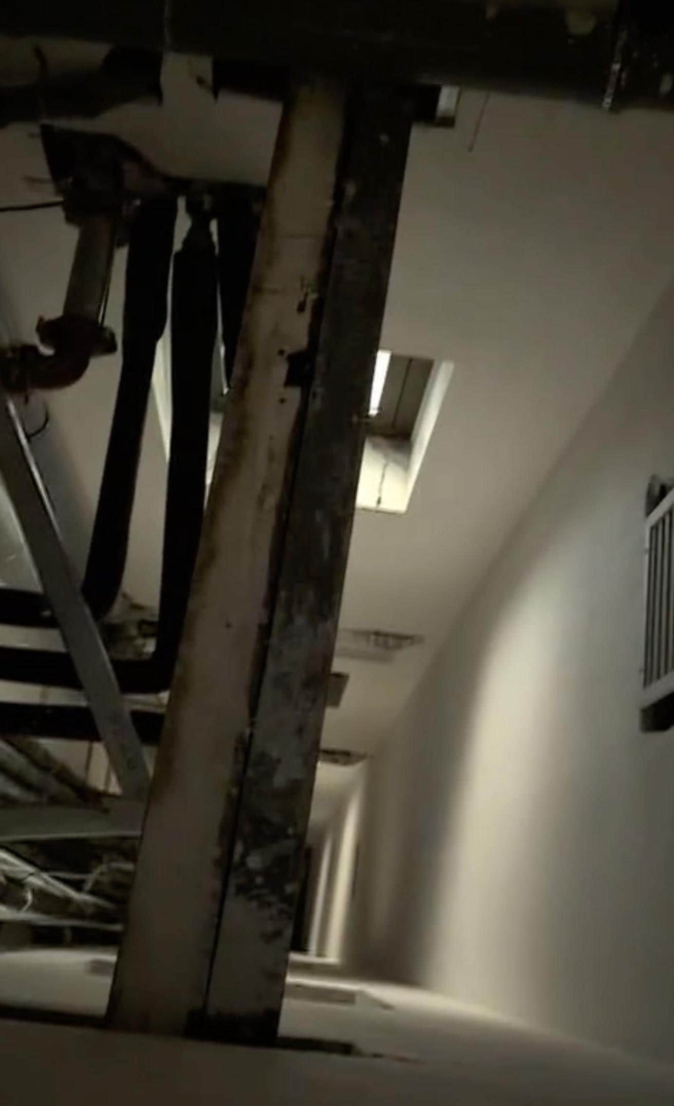 This is what you see down