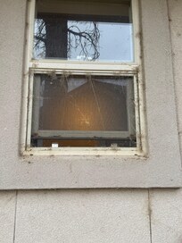 Windows that we opened were not clean