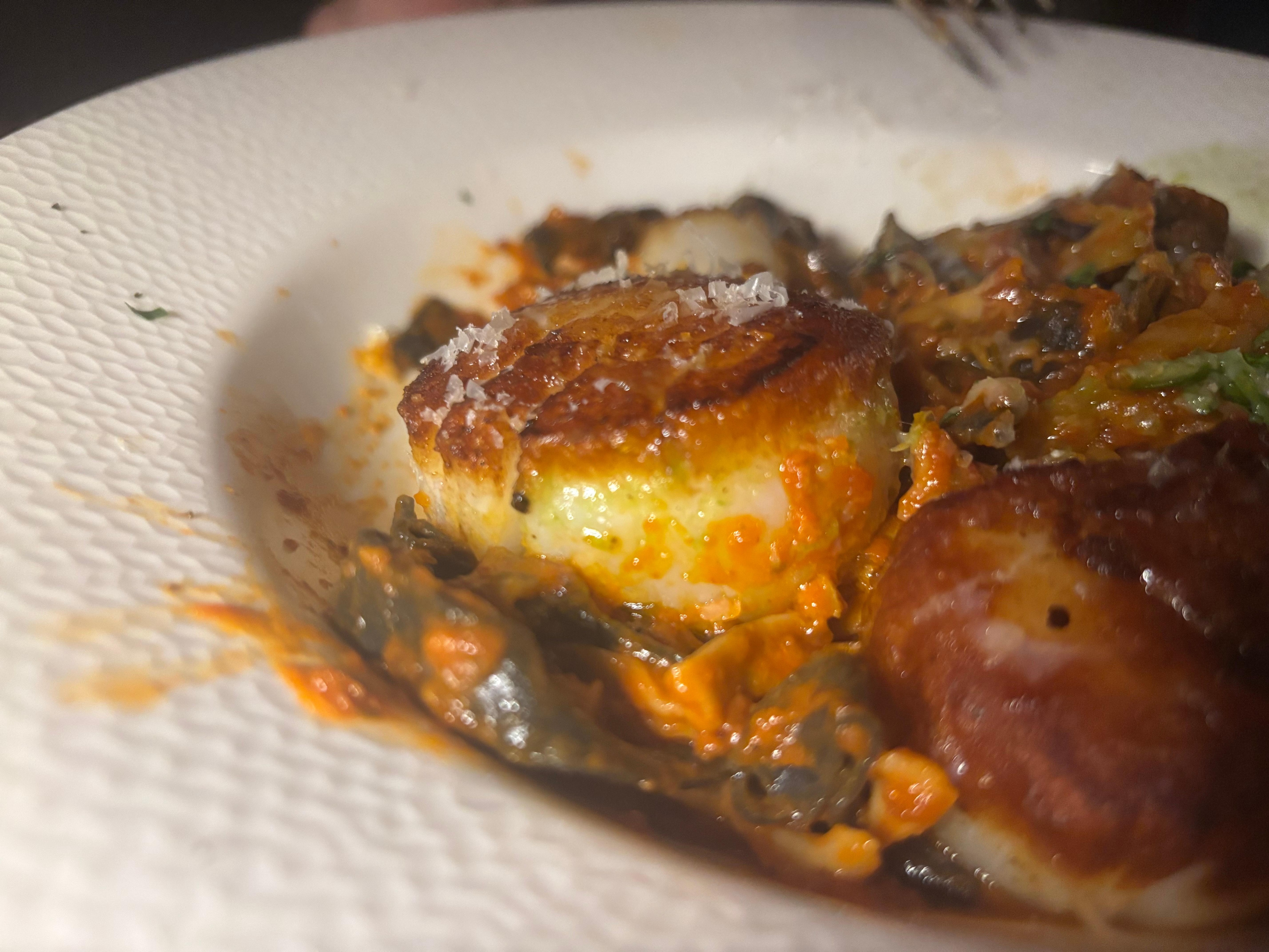 Scallops were enormous 