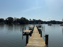 Quiet Dock Surrounded by Nature