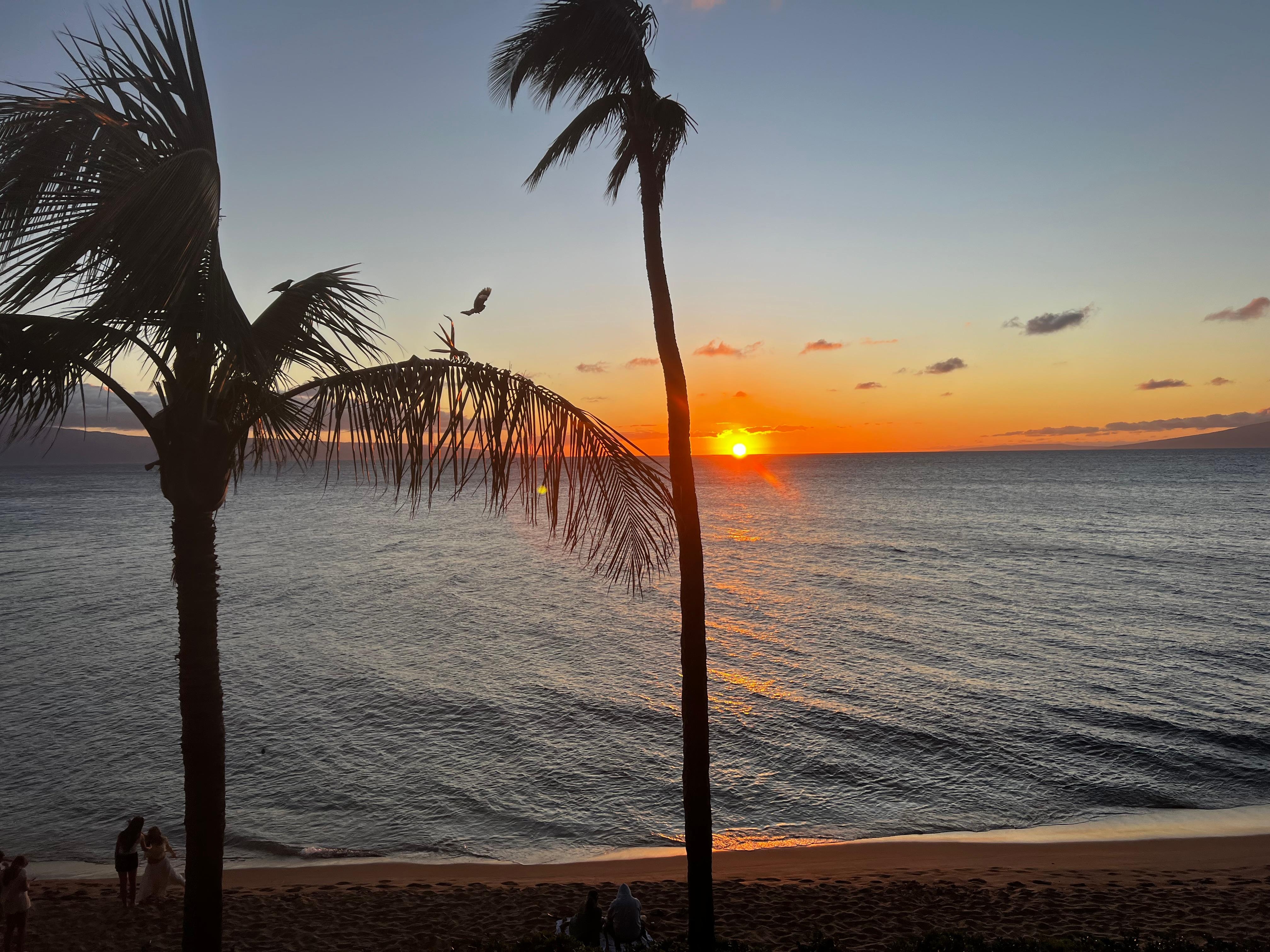 Beautiful sunsets from the Lanai
