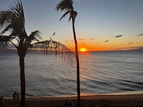 Beautiful sunsets from the Lanai