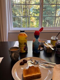 The morning view was beautiful 😍