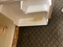 Refrigerator was disgusting not clean at all