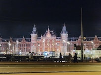 La gare depuis l'hôtel