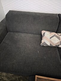 Stained sofa