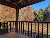 Lovely view on back deck