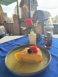 Dessert at the restaurant