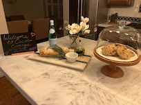 An example of the sweet extras from this host.