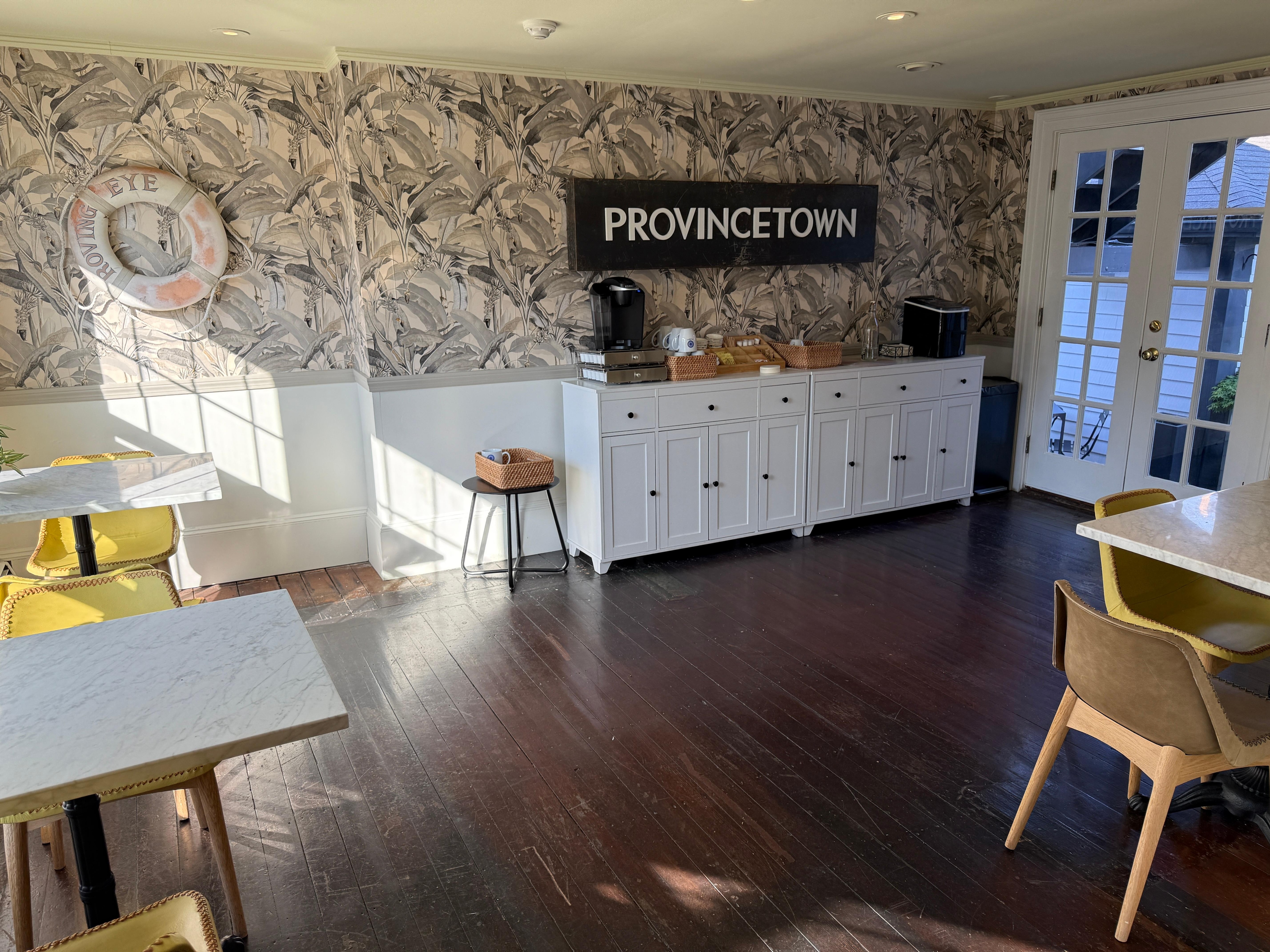 Common area water and coffee bar