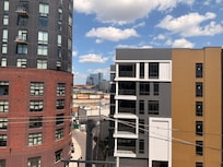 View of downtown from our room