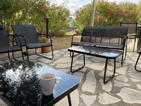 Détente sur la terrasse