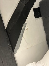 Duck tape on the wall