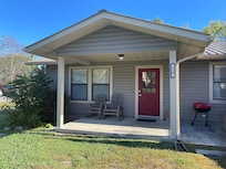 Front to house