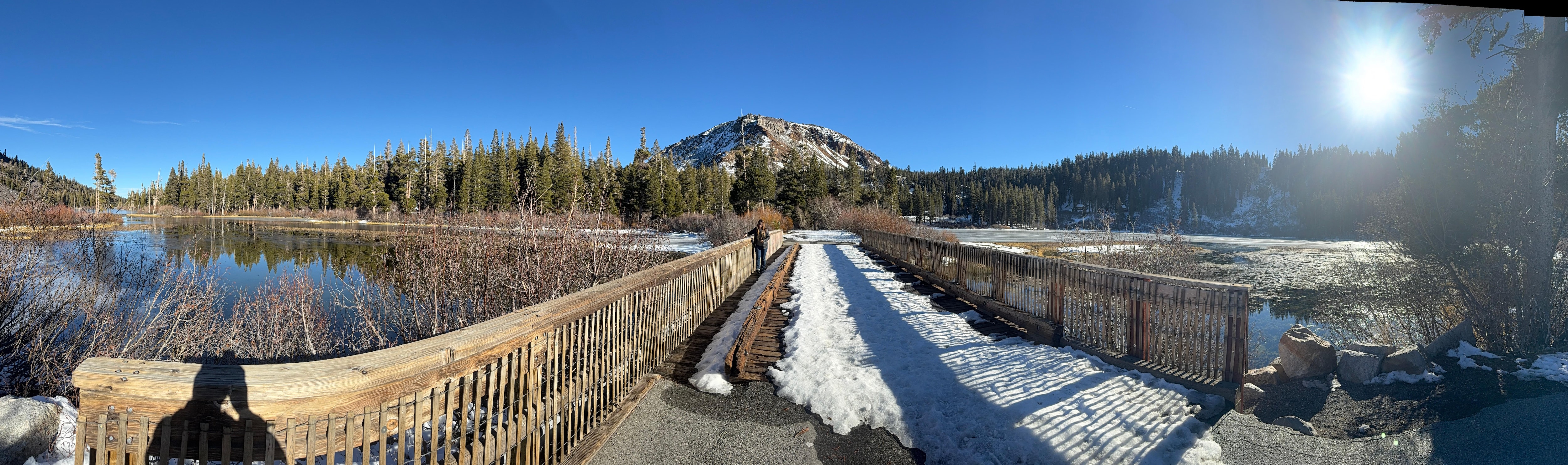 about a 5 min drive up to lake mary