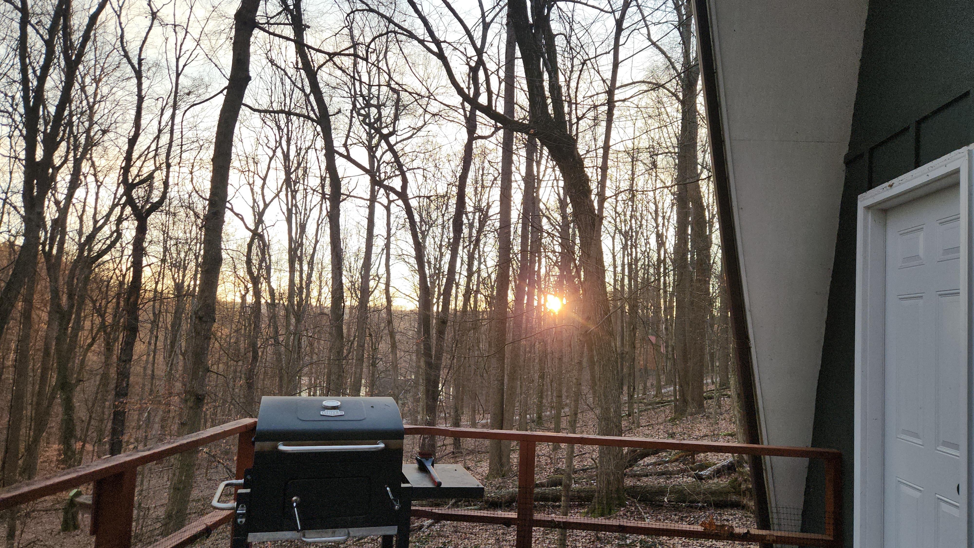 Sunrise over the lake