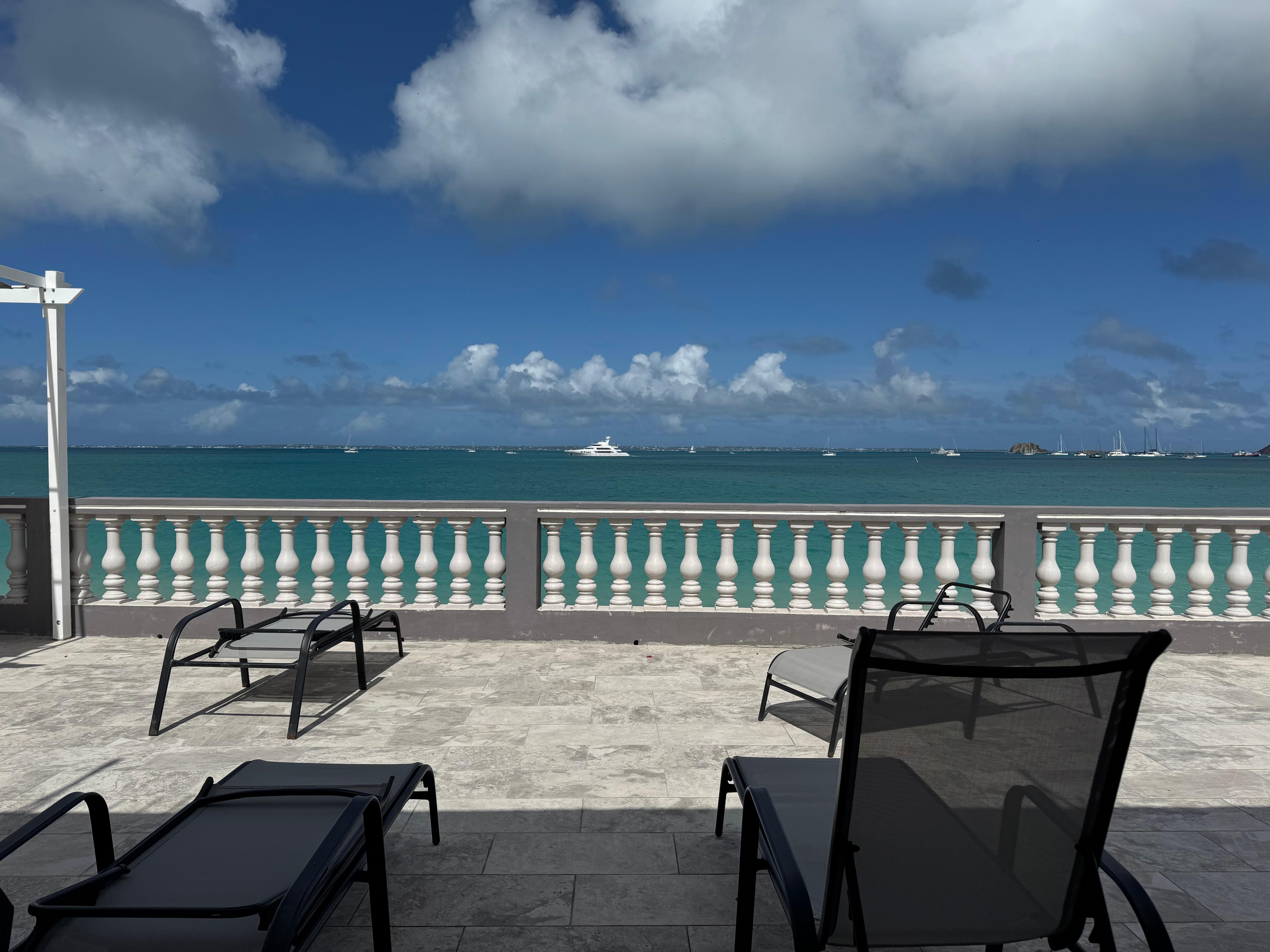 We spent so much time on the wonderful patio!