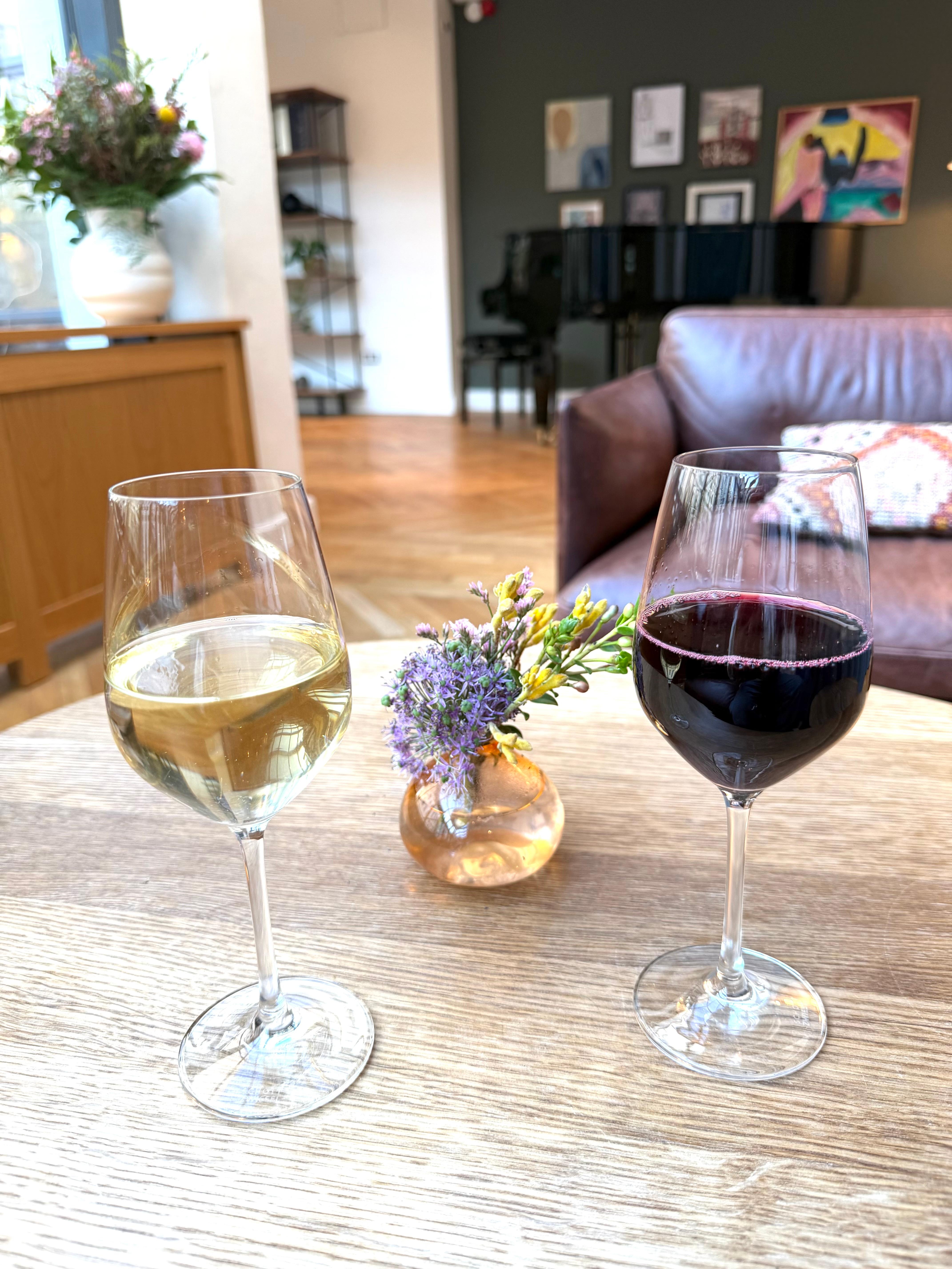 Complimentary White & Red Wine b/w 5pm & 6pm