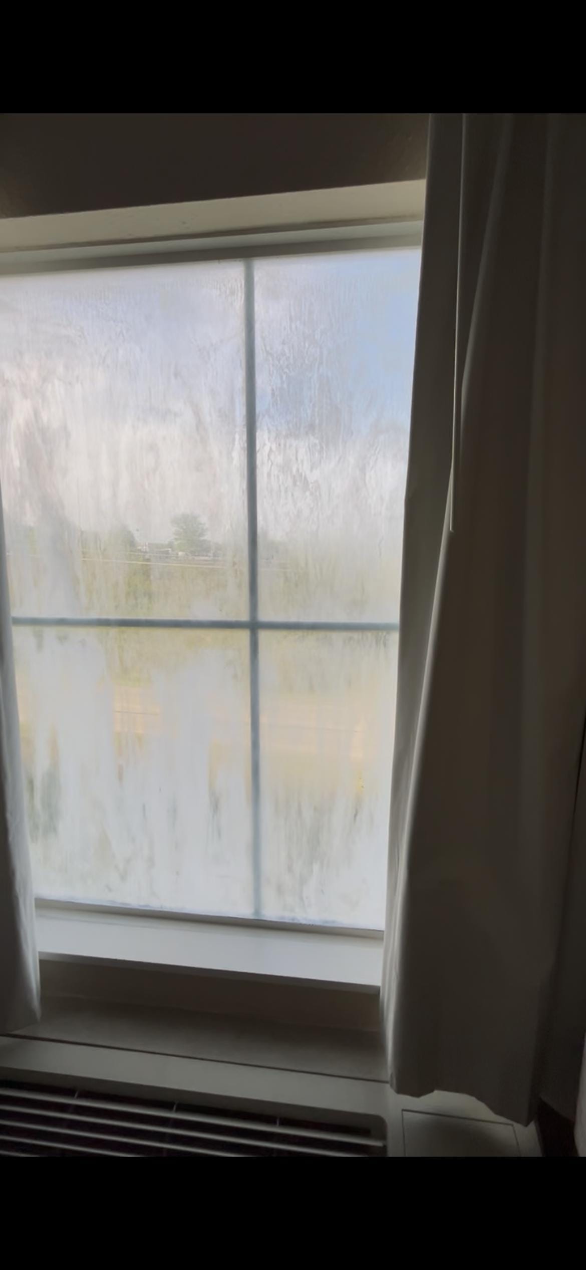 Dirty window!