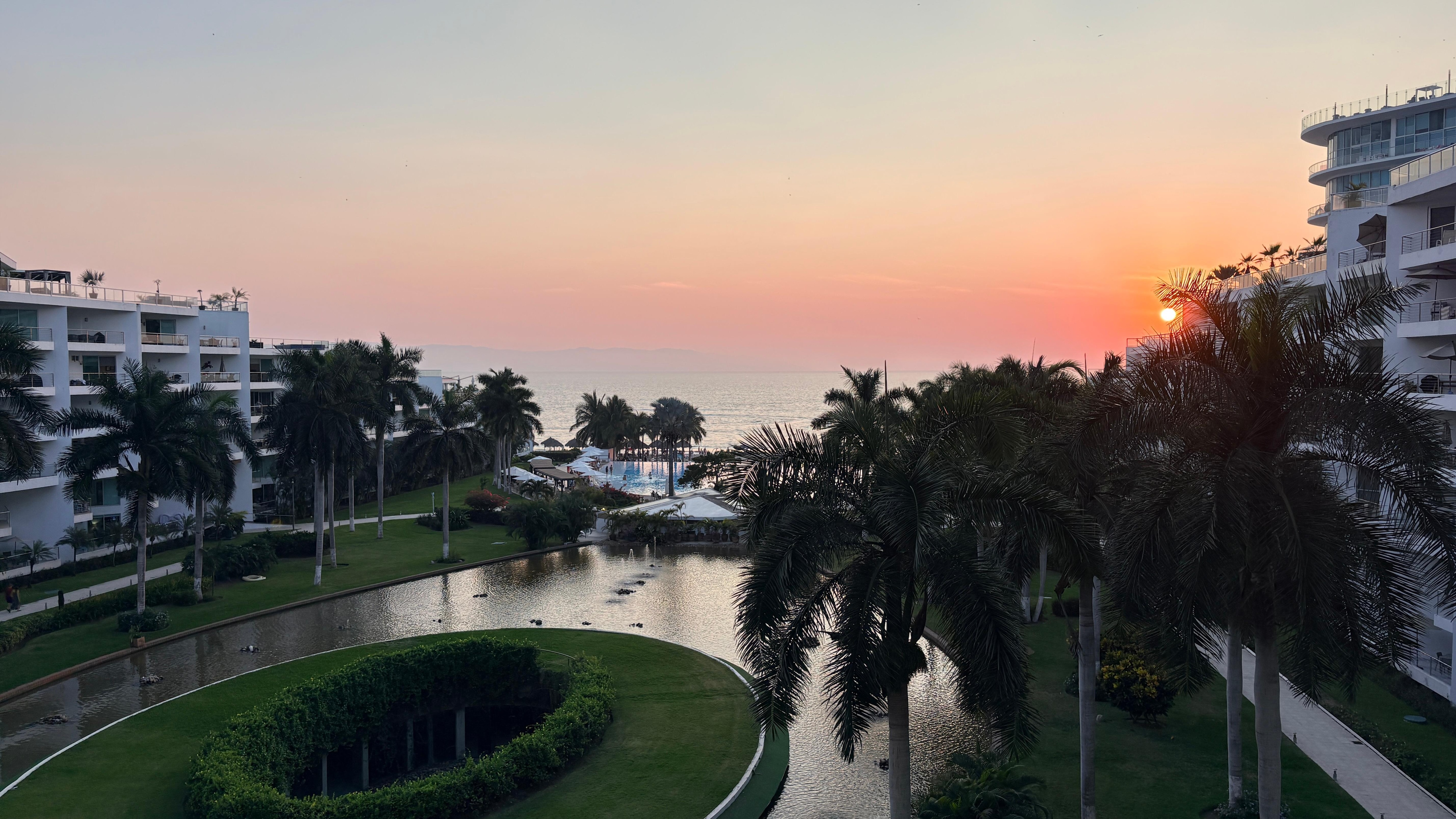 View from the balcony 