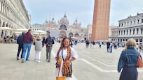 When you cross the bridge this is where you are in plaza