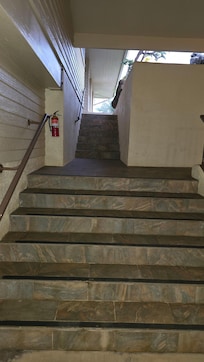 Some of the stairs leading to the front door.