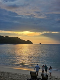 Sunset at the resort