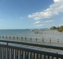 This is the Harbor View. It is not off the balcony like we thought - it’s outside the front door