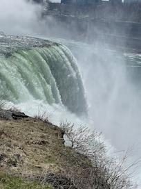 A view of a few pics of the falls right down the road!