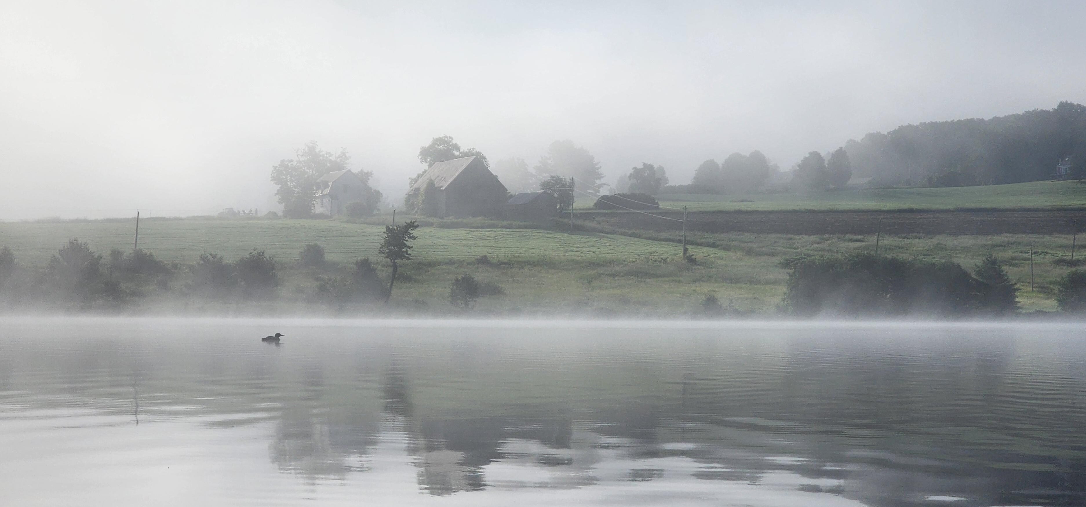 An early morning paddle