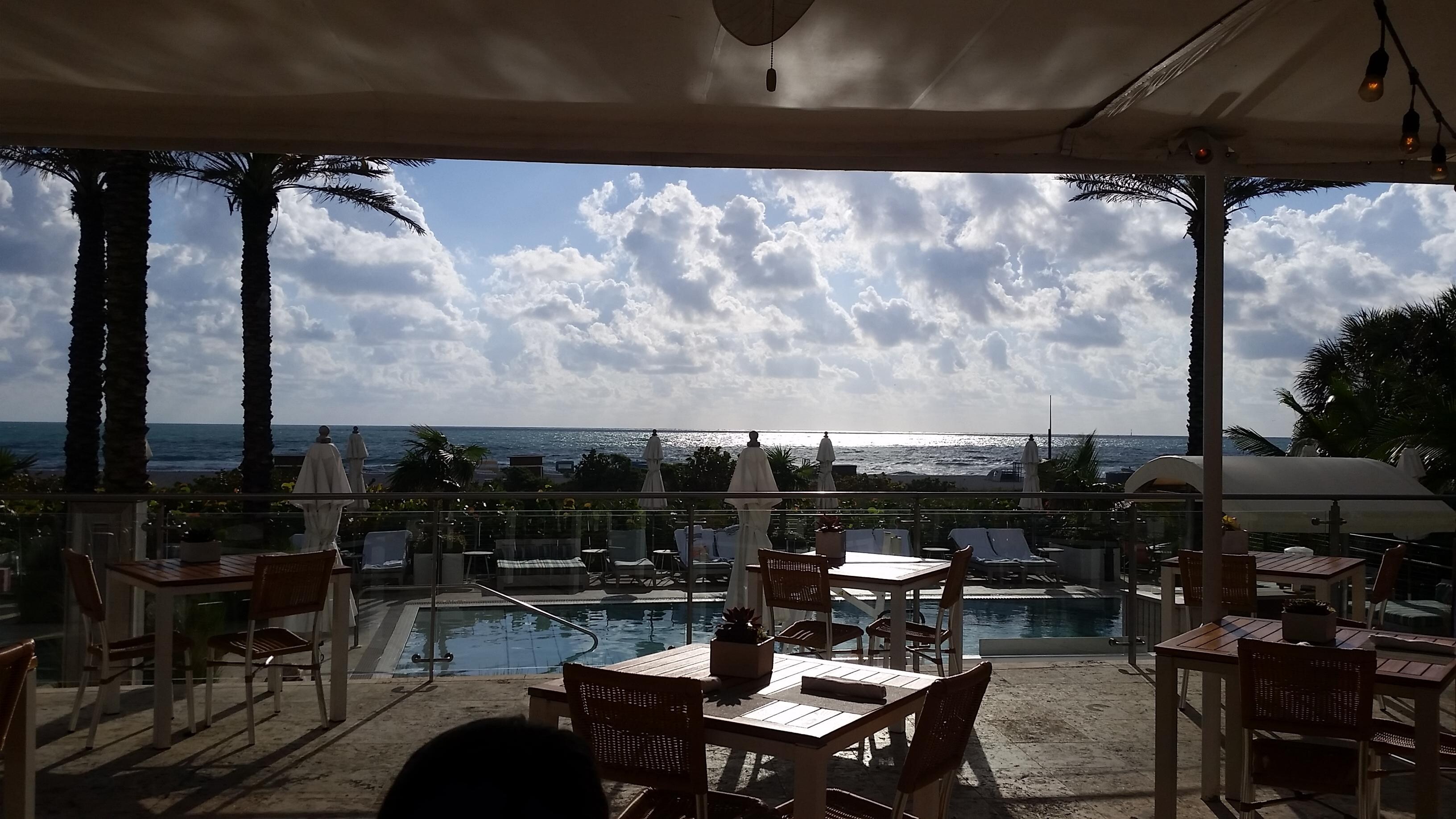 Outside dinning area