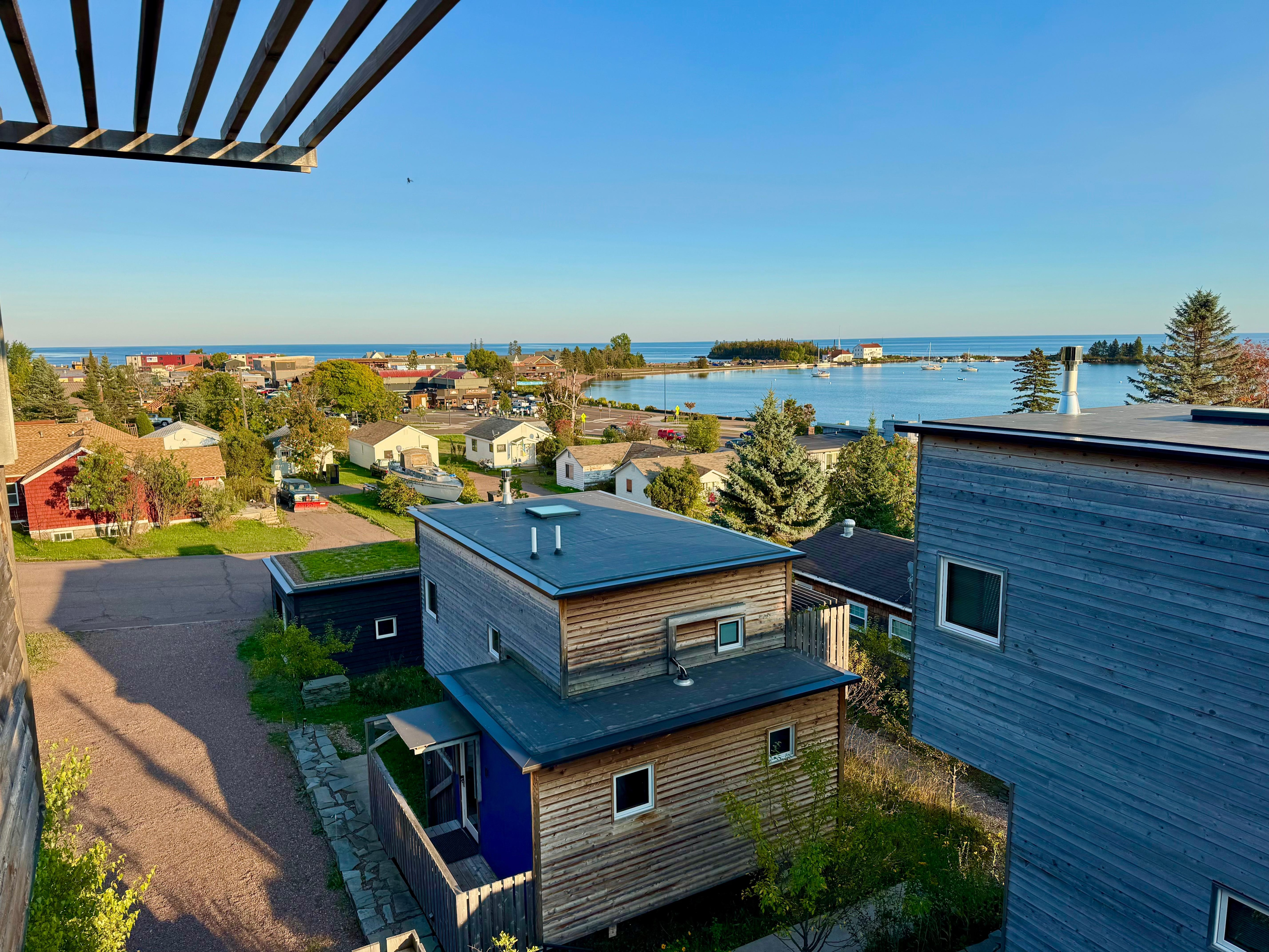 The view from the deck