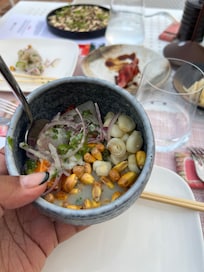 Best ceviche on the property.