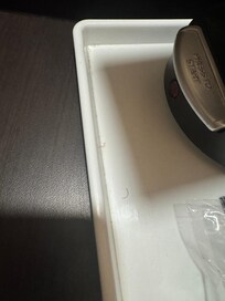 Pubic hair at coffee maker!