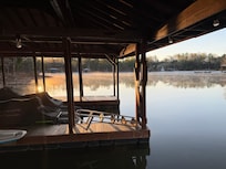 The dock in the morning