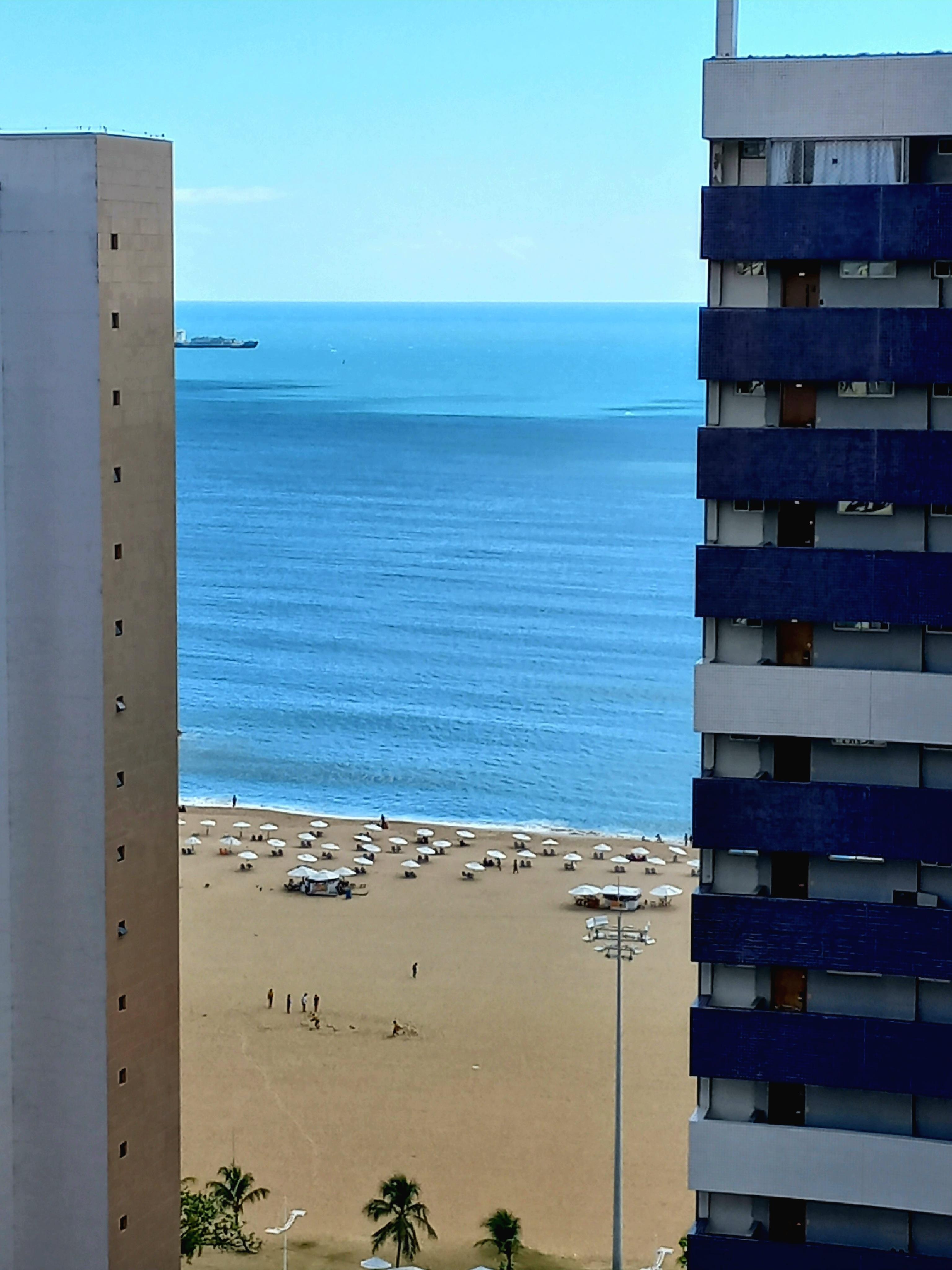Vista da Praia de Iracema da Torre 1 do Beach Class.