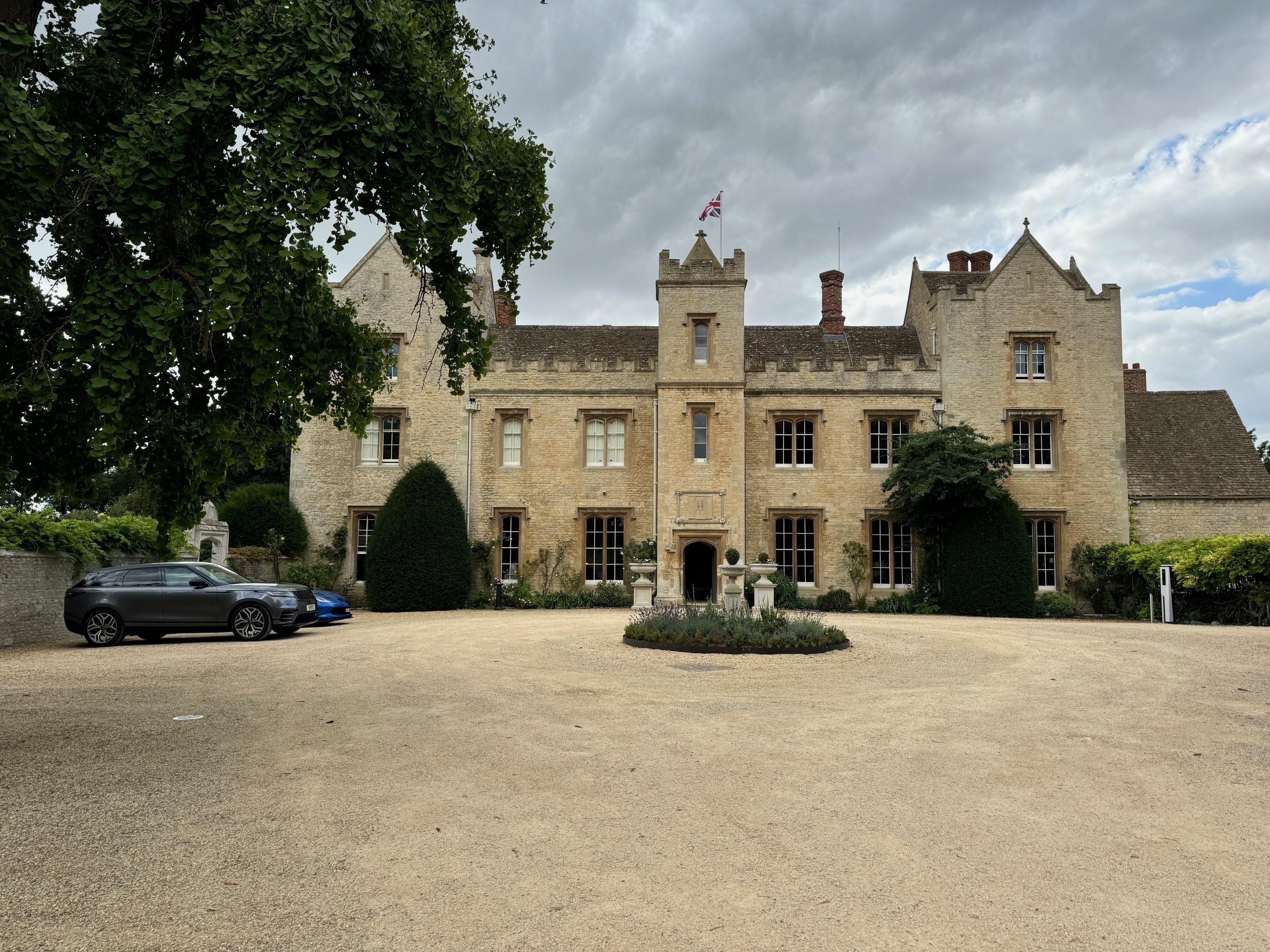 front courtyard