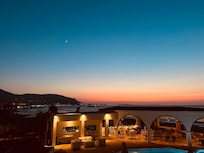 View from room at night