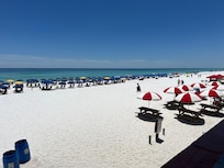 A shot of the beach near the public beach — unit isn’t in the beach but you can walk there, drive or take the shuttle