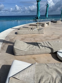 ripped up pool loungers