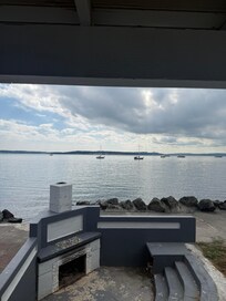 Morning view from our room/patio.