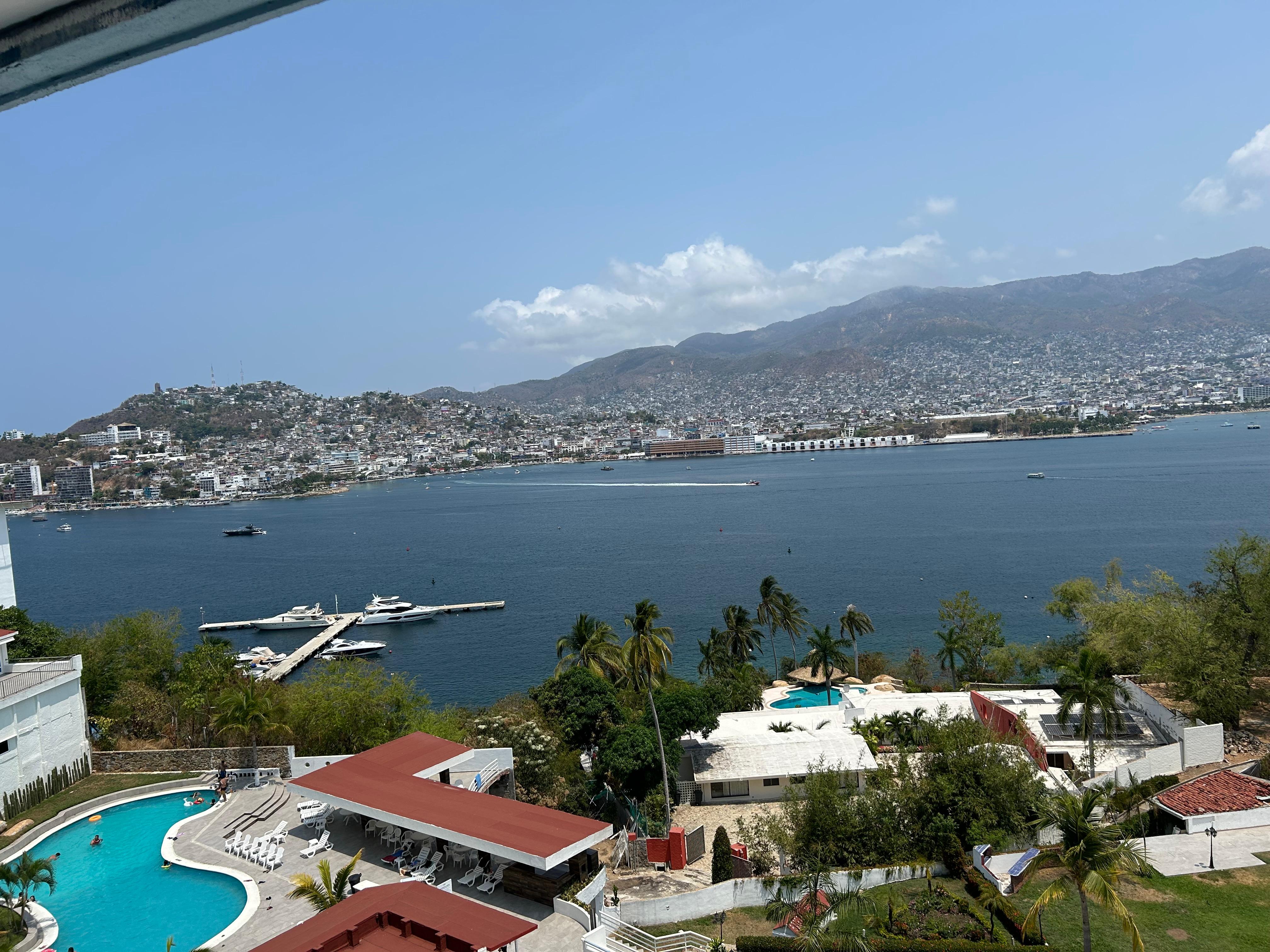 Linda vista hacia el mar 