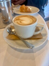Cappuccino during the incredible breakfast ❤️