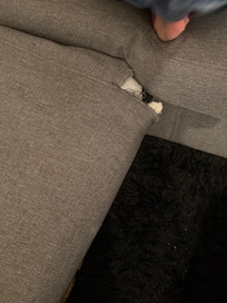 Broken sofa/bed. Unusable.