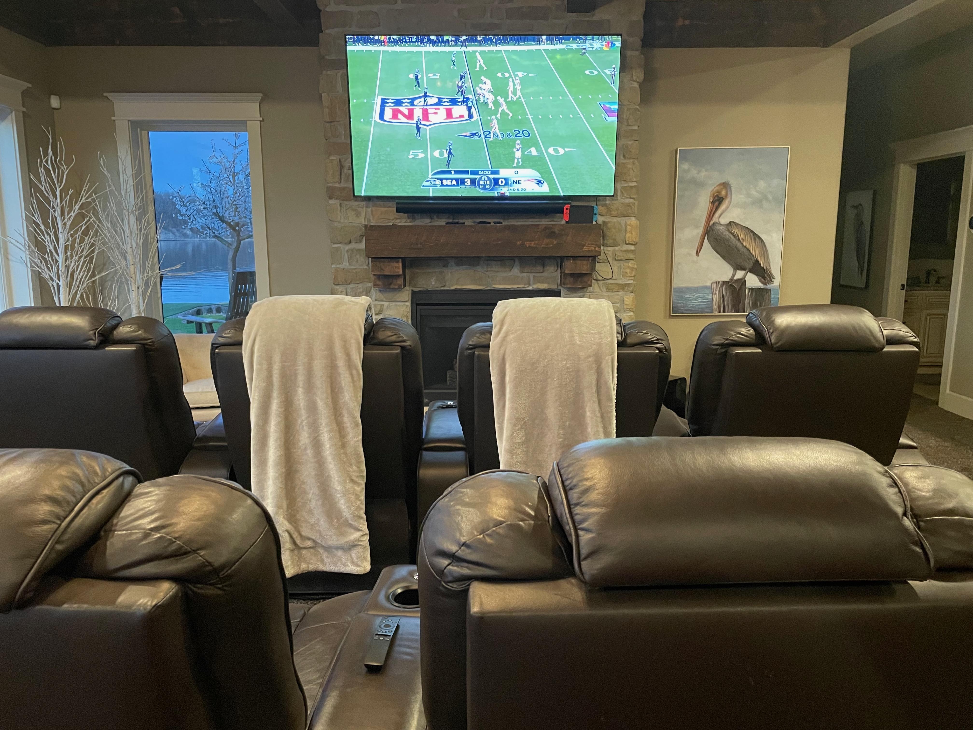 Interior theater room.