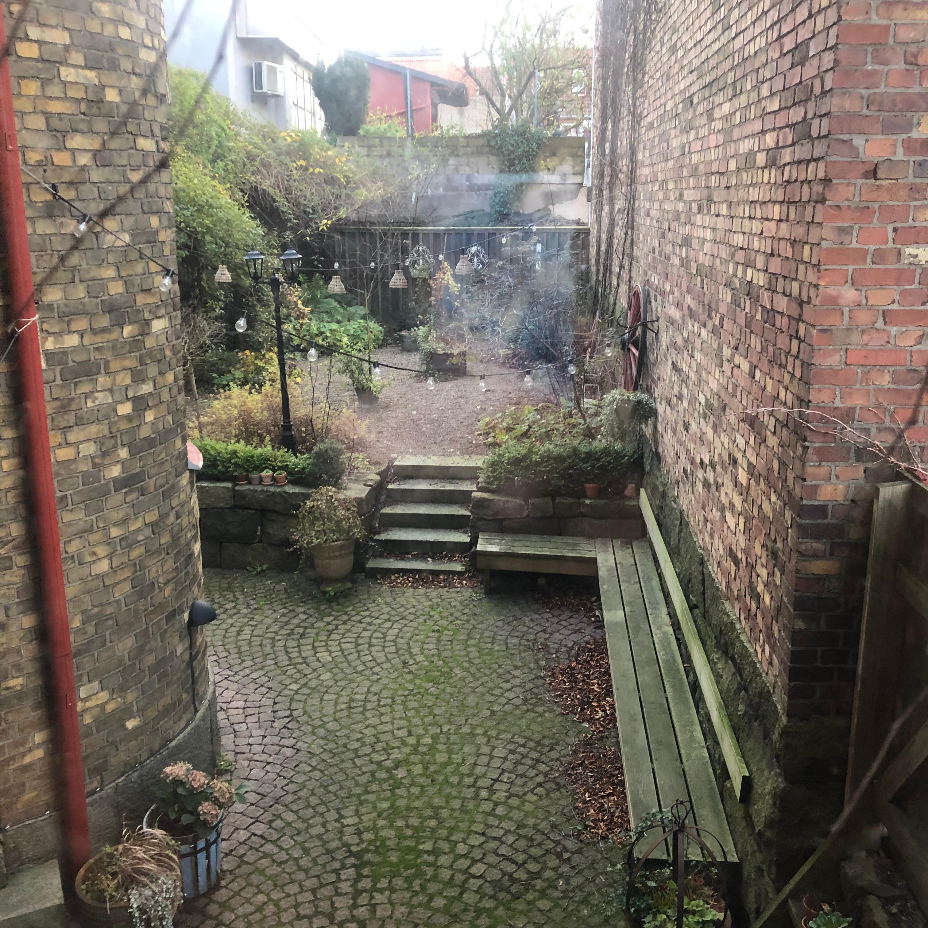 Gångbro till mitt rum