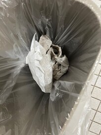 Had to wipe the floor myself because it was so dirty.