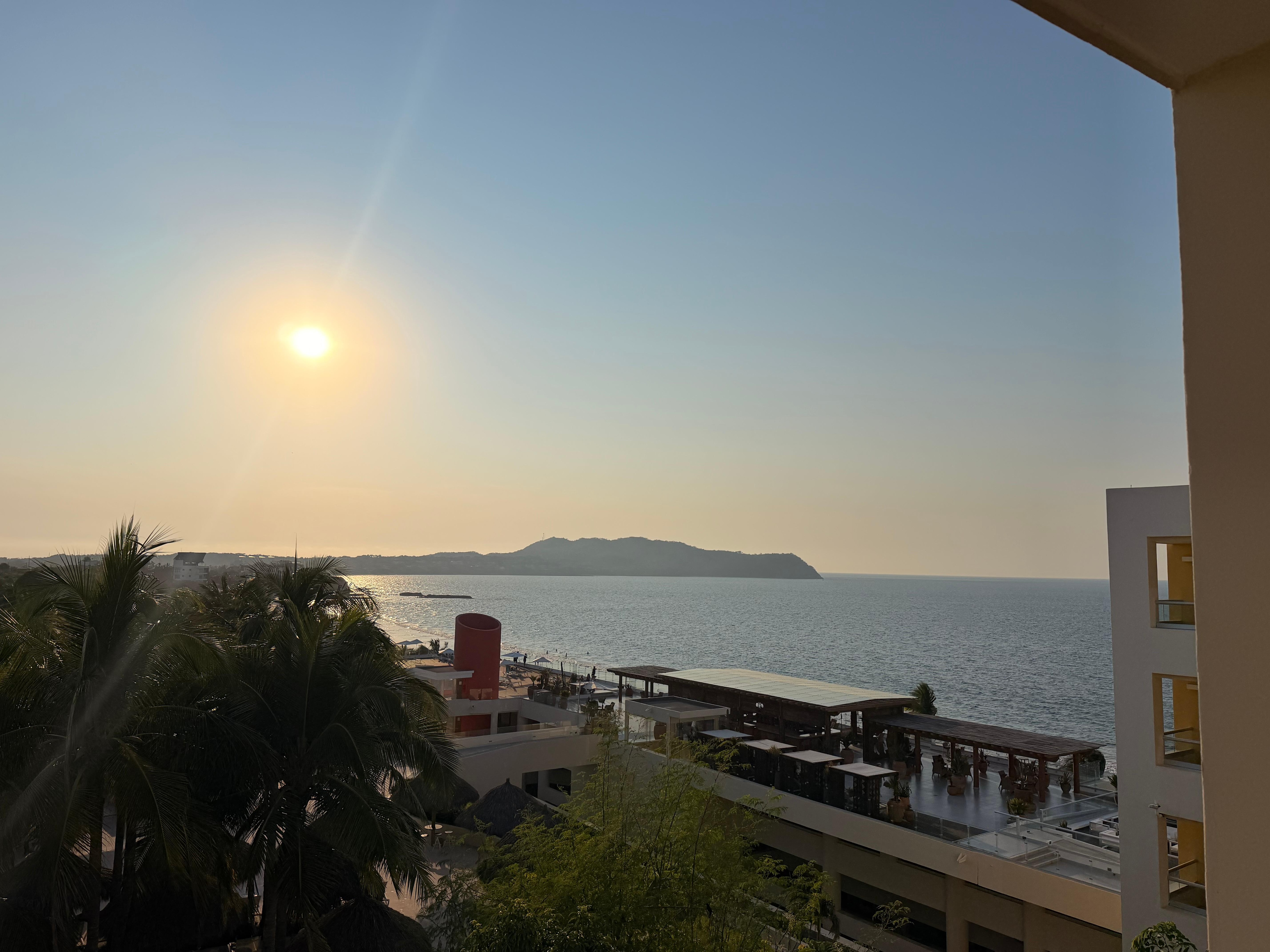 Nice view from the pool view rooms. 