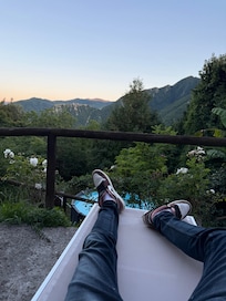 Aussicht von der Liege