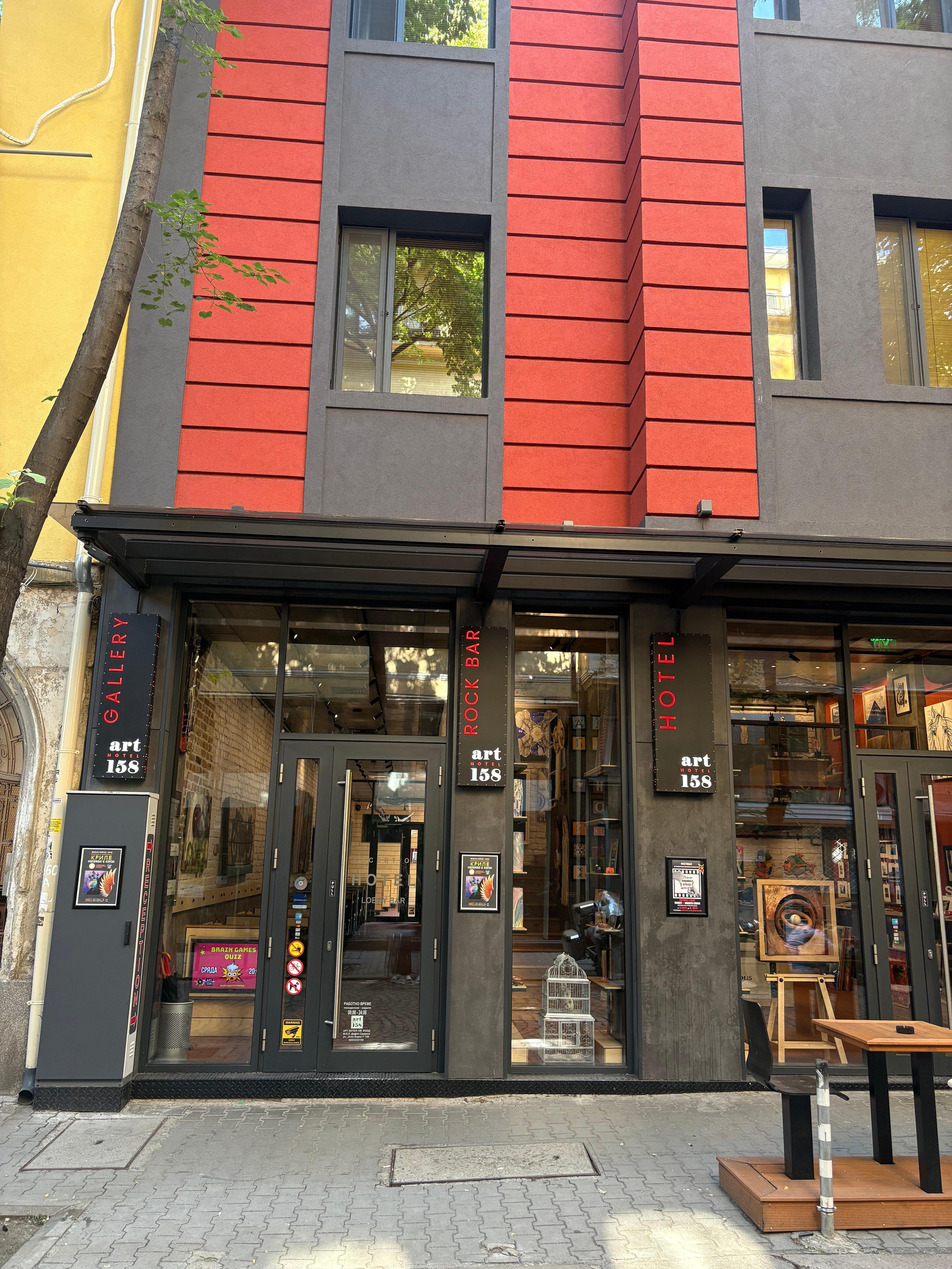 Exterior of the building